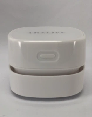 TRZLIFE White Desktop Vacuum Cleaner Mini USB Automatic Table Dust Sweeper NEW - Image 1 of 4