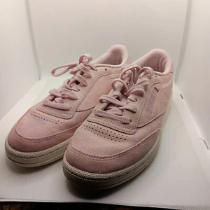Scarpe da donna Reebok in camoscio rosa taglia 8 1/2 - Foto 1 di 6
