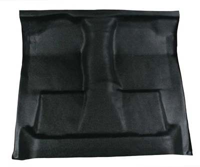 Black Vinyl Floor Mat replaces carpet 99-06 Chevrolet 1500 Silverado Ext Cab - Image 1 of 4