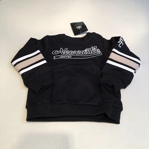 Newcastle United Kids' Collegiate Sweatshirt Blue Size 2/3 - Picture 1 of 2