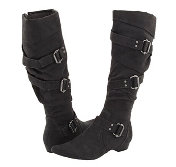Botas Largas Gabriella Rocha Cervetti Para Mujer Talla 9 Cuero Sintético - Negras $69 Foto 1 de 1