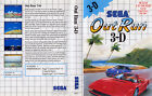 - Out Run 3-D 3D Master System Replacement Box Art Case Insert Cover Only