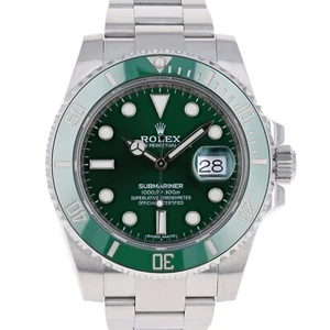Rolex Submariner Date 116610LV 2019 Hulk Full Set Green Steel 40 mm - Picture 1 of 18