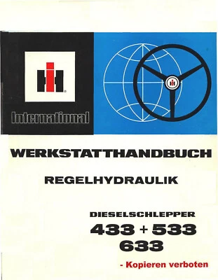 Werkstatt-Handbuch IHC Schlepper 433 + 533 + 633 -Hydraulik-   (Ausgabe: 1975) - Bild 1 von 4