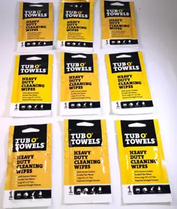 Wipes Wipes Lot of 9 Packs-Turbo’ Towels -Heavy Duty Cleaning Wipes-SHIP24HRS - Picture 1 of 12