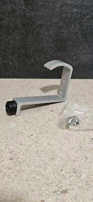 Cubicle WC Coat Hat Bag Hook Door  Bump Stop Aluminium Satin  Anodized  - Image 1 of 4