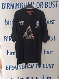 Birmingham City Trevor Francis TF Le Coq Sportif Managers Football T Shirt XL - Picture 1 of 8