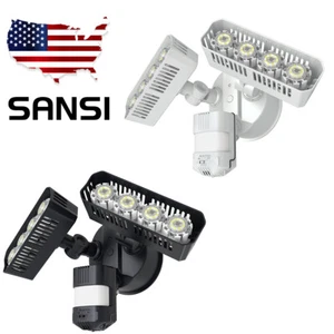 LED Security Light With Motion Sensor Dusk to Dawn Outdoor Sensor Floodlight 36W - Picture 1 of 23