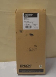 Epson T5961 Photo Black Original Pro 7700 7700M 7890 7900 Box Marked DT2019 350ml - Bild 1 von 1