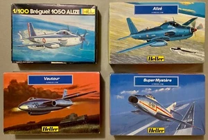Heller: Bregut Alize (Two), Vautour & Super Mystère French AF - All 1:100 Scale - Bild 1 von 5