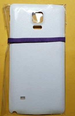 Blanco para Samsung Note 4 Batería Cubierta Repuesto Carcasa Trasera Puerta Trasera Estuche Foto 1 de 4
