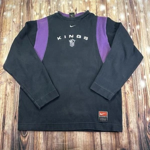 Suéter vintage Sacramento Kings Nike negro y púrpura para hombre talla mediana - Imagen 1 de 15