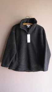 BNWT The White Company Borg Fleece 1/2 Zip Relaxed Sweatshirt sz Small - Picture 1 of 7