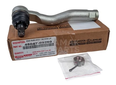 Extremo de barra de amarre izquierda genuino OEM para Toyota Sequoia Tundra 45047-09260 4504709260 Foto 1 de 4