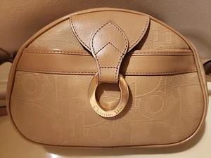 Bolso de Hombro Estilo Christian Dior Tostado Hecho en Francia Etiqueta Interior - Imagen 1 de 24