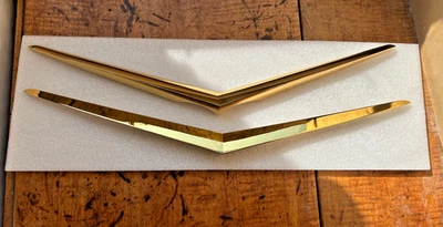 Chevy 1957 capó y maletero Vee conjunto, dorado-nuevo Foto 1 de 4