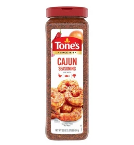 Tone's Cajun Seasoning - 22 oz. shaker ~ No MSG, Gluten Free. - Picture 1 of 9