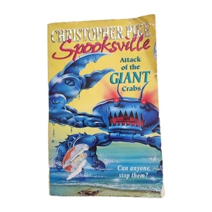 SPOOKSVILLE Attack of the Killer Crabs #18 by Christopher Pike GUC Vtg 1997 - Foto 1 di 6