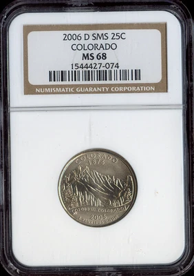2006-D Colorado Quarter NGC MS68 SMS Holiday Sale 🎁 - Image 1 of 2