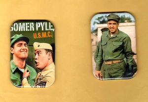 GOMER PYLE   TV SHOW  2 REFRIGERATOR MAGNET  2" X 3"  WITH ROUNDED CORNER - Picture 1 of 2