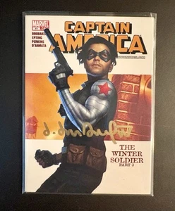 2022 Marvel Masterpieces Variant Cover Auto Dan Dos Santos 4/10 Winter Soldier - Picture 1 of 2