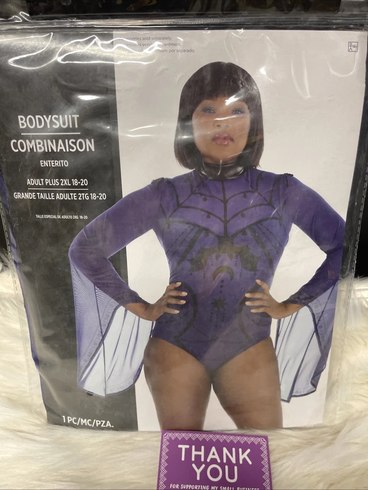 Body Bruja Mala Púrpura Malvado Gótico Sexy Vestido Elegante Halloween Adulto Disfraz Foto 1 de 1