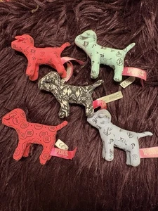 Victoria's Secret ROSA Extra Mini Peluche Perro Set De 5 Peluche RARO - Imagen 1 de 1