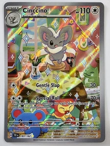 Cinccino Illustration Rare SV05: Temporal Forces 183/162 NM - Picture 1 of 2