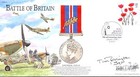 BB24 Battle of Britain RAF cover signed Battle of Britain pilot ELKINGTON