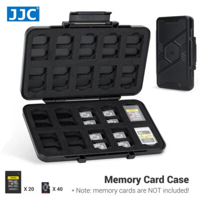 60 Slots Memory Card Case for 40 TF Micro SD &20 CFexpress Type-A for Sony A7RV - Image 1 of 4