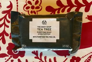 THE BODY SHOP TEA TREE PURIFYING SOAP, 3.5 OZ BAR, ORIGINAL FORMULA, RARE - Picture 1 of 1