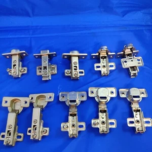 36 Hafele CABINET DOOR HINGES 35mm Full Overlay Concealed 110° degree Preowned - Picture 1 of 6