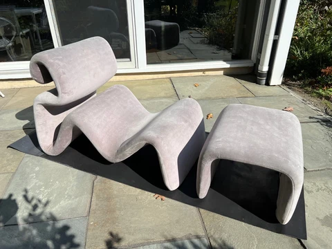 Jan Ekselius Etcetera lounge chair and ottoman Cover