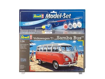 Revell - VW T1 Samba Bus 1:24 Set Di Modello - REV67399 - Immagine 1 di 3
