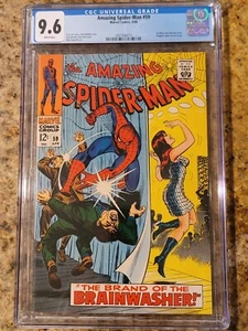1968 Marvel Comics Amazing Spider-Man 59 CGC 9.6. 1st Mary Jane Watson Cover - Picture 1 of 1