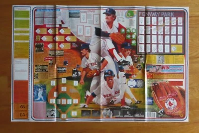 83 BOSTON HERALD Wall Chart Poster BOSTON RED SOX JIM RICE JERRY REMY WADE BOGGS - Image 1 of 4