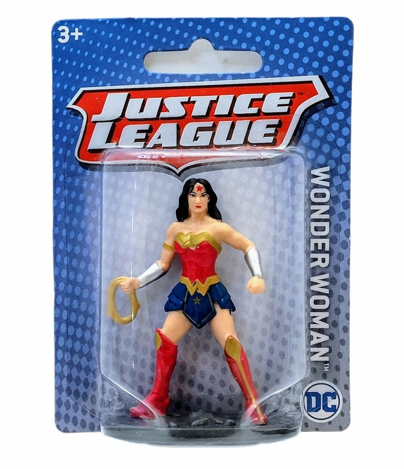 Wonder Woman Justice League Mini 3" DC Mattel Superhero Figure Topper