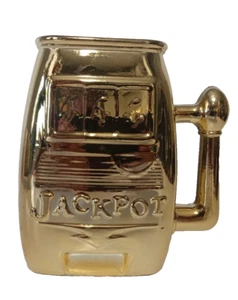Gold Casino Glas Becher 16 Unzen - Bild 1 von 4