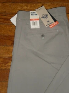 DOCKERS SMART 360 FLEX FLEXIBLE WAISTBAND GREY TAPERED FIT PANTS SZ: 34 X 38 NWT - Picture 1 of 2