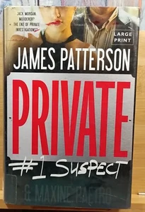 Private #1 Suspect by James Patterson & Maxine Paetro (2012, Hardcover) LARGE PR - Picture 1 of 11
