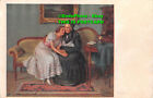 R367505 Woman in Black Clothes sitting on Chair and Hug Girl. Galerie. Wiener Ku