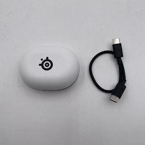 SteelSeries Arctis GameBuds for PlayStation/PC/Switch/Mobile ANC Earbuds White - Picture 1 of 8