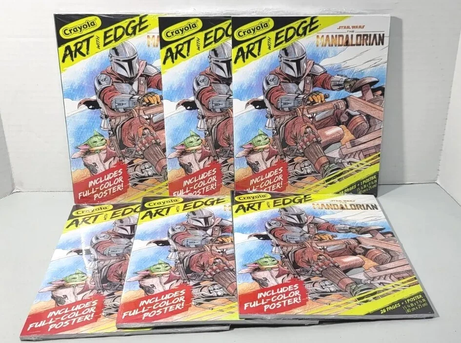 Crayola Art With Edge Star Wars The Mandalorian 28 Pages 1 Poster 