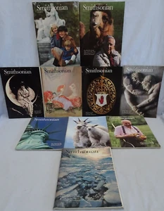 Vintage Smithsonian Magazine Lot Of 10 Issues 1984 Jan thru Oct EUC - Picture 1 of 12