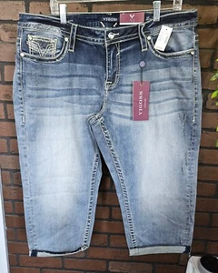 NWT - Women's Plus Vigoss Capris Capri - Size 20W- Heritage Fit - Legacy Stretch - Picture 1 of 16