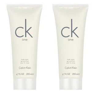 ✅ CALVIN KLEIN ck one Showergel Duschgel aromatisch zitrischer Duft 2x 200ml ✅ - Bild 1 von 1