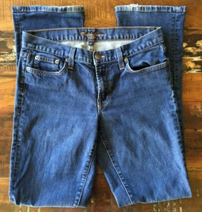 Pantalones de mezclilla para mujer Ralph Lauren 380 corte bota lavado oscuro talla 30x30 1/2 - Imagen 1 de 11