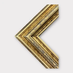 16 X 20 In Stock Ready to Ship Traditional wood picture frame,MARBLE GOLD finish - Picture 1 of 9