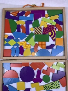 Imagination Magnets Creative Patterns 78 Magnetic Pcs Shapes 2010 Mindware - Picture 1 of 7