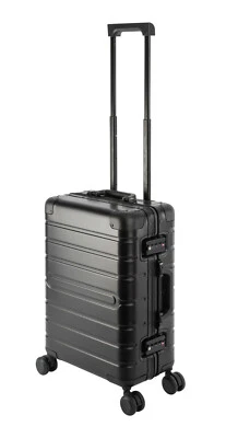 Travelhouse Oslo - Aluminum Trolley Handgepäck Reisekoffer Bordkoffer schwarz - Bild 1 von 4